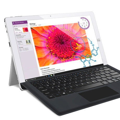 酷比魔方 iwork12 64GB 12.2英寸WIN10双系统平板电脑笔记本配置性能评测！