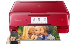 打印机推荐:佳能TS8080彩色喷墨照片打印机家用多功能无线wifi扫描复印一体机