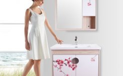 法恩莎浴室柜组合实木浴柜卫生间现代中式白色洗手盆FPGM3622F-B入手点评推荐