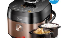 Midea/美的 MY-HT5085PG电压力锅5L家用IH高速变压浓香高压锅饭煲入手点评推荐
