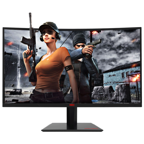 HKC GF40 23.6英寸144hz显示器pcps4曲面电竞吃鸡游戏液晶屏推荐 HKC GF40 23.6英寸144hz显示器pcps4曲面电竞吃鸡游戏液晶屏推荐