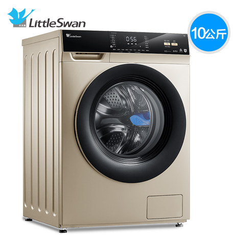 小天鹅TD100V62WADG5 10KG变频滚筒洗衣机怎么样 家用全自动洗烘干一体机推荐
