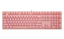 评测ikbc F210机械键盘怎么样？粉色红轴吃鸡推荐！